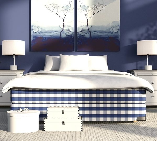 slaapkamer met tapijt